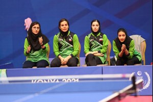 پیروزی دختران پینگپنگباز ایران در جام جهانی