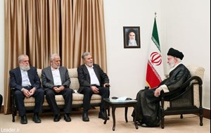 رهبر انقلاب اسلامی در دیدار دبیر کل جهاد اسلامی فلسطین: رژیم صهیونیستی اکنون در موضع انفعال قرار دارد