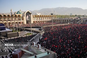 عکاسان خبرگزاری مهر مراسم اقامه نماز بر پیکر «آقای شهید ایران»