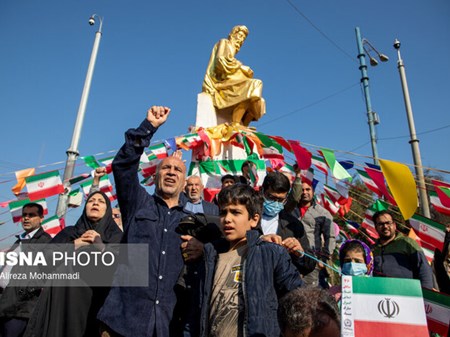 خوزستان حماسه‌ساز؛ حضور پرشور مردم در راهپیمایی ۲۲ بهمن؛ پیام وحدت و ایستادگی به جهان مخابره شد