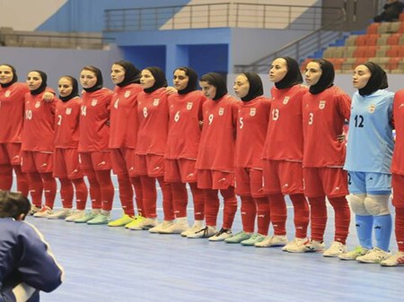 برد دختران فوتسال ایران در آغاز جام ملت‌های آسیا
