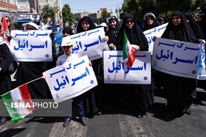 راهپیمایی پرشور مردم اهواز در حمایت از مردم فلسطین