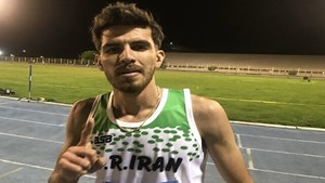 رکوردشکنی دوباره دونده ایران/ زمانپور رکورد ۱۵ ساله مرادی را زد