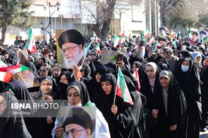 حماسه شکوهمند مردم اهواز در محکومیت حوادث اخیر/ استاندار: مردم ایران محکم ایستاده‌اند