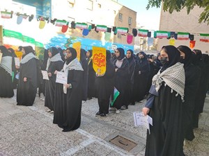 گرامیداشت یاد شهدای دانش آموز حادثه تروریستی کرمان در خوزستان