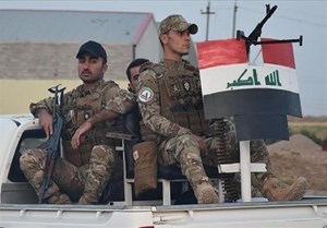 تدابیر امنیتی نیروهای بسیج مردمی عراق در مرز با عربستان