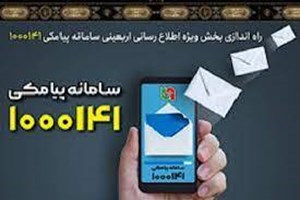 راه‌اندازی سامانه پیامکی ۱۰۰۰۱۴۱ ویژه اربعین