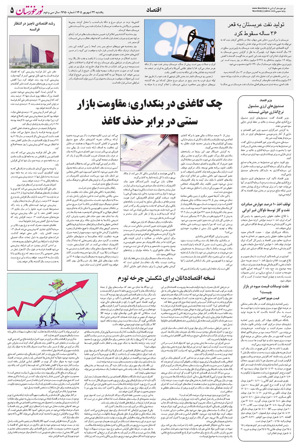 روزنامه تاریخ ۲۲ شهریور ۱۴۰۵