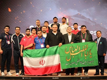 تیم ملی وزنه برداری ایران برای دومین بار قهرمان جهان شد