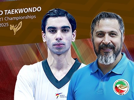 تکواندو قهرمانی کمتر از ۲۱ سال جهان؛ مجید افلاکی بهترین مربی دنیا شد/ زندی فنی‌ترین تکواندوکار
