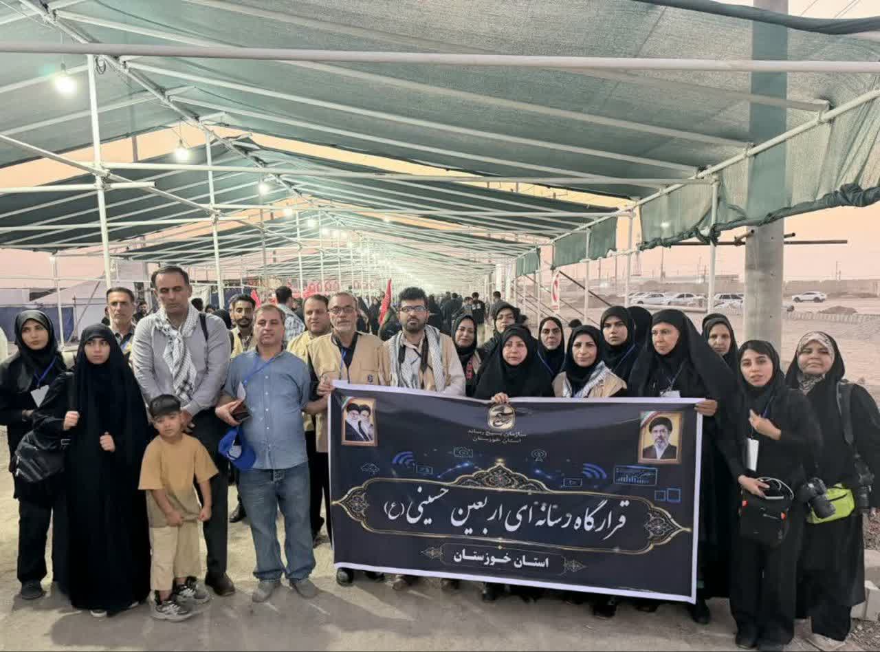 روایتگری شکوه عشق در پایتخت موکب‌ها/  بسیج رسانه خوزستان به میدان روایت اربعین آمد